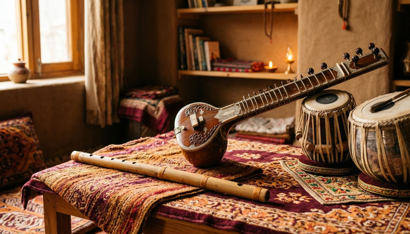 Comment les instruments traditionnels favorisent-ils la relaxation ?